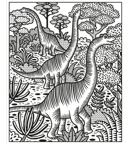 Dinosaur Magic Painting Book