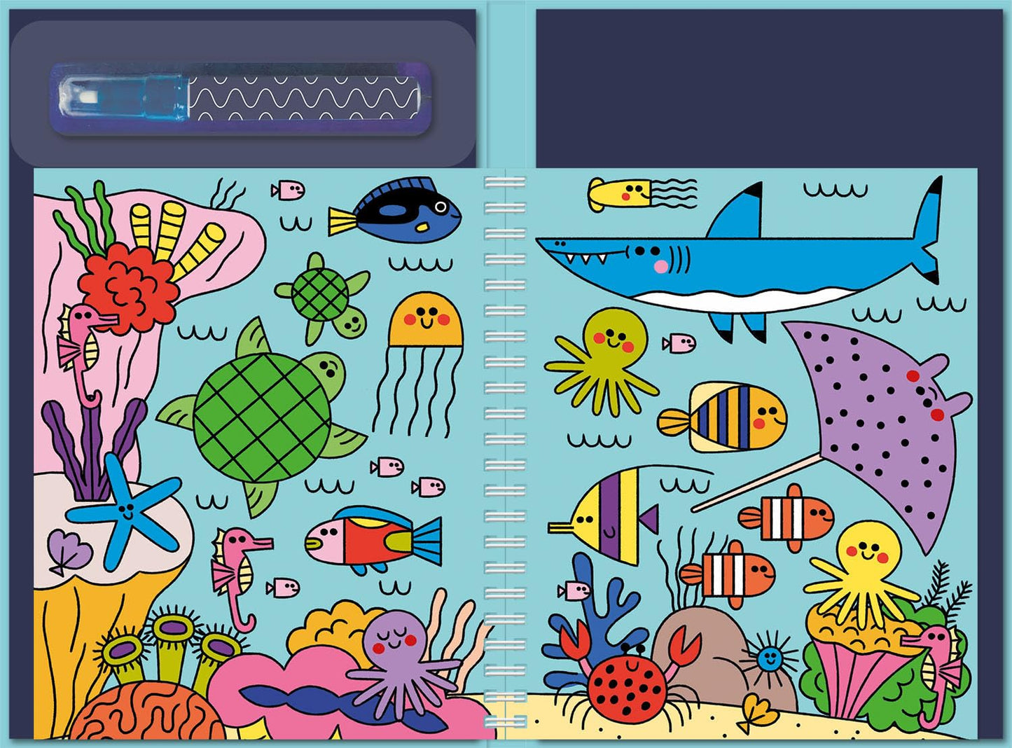 Deep Blue Sea Water Painting