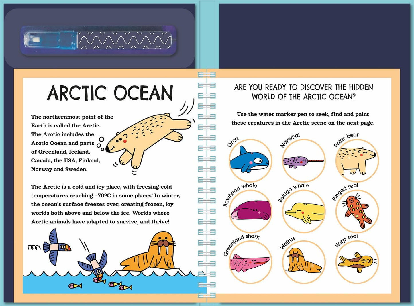 Deep Blue Sea Water Painting