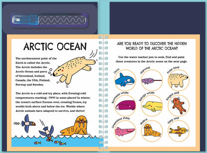 Deep Blue Sea Water Painting