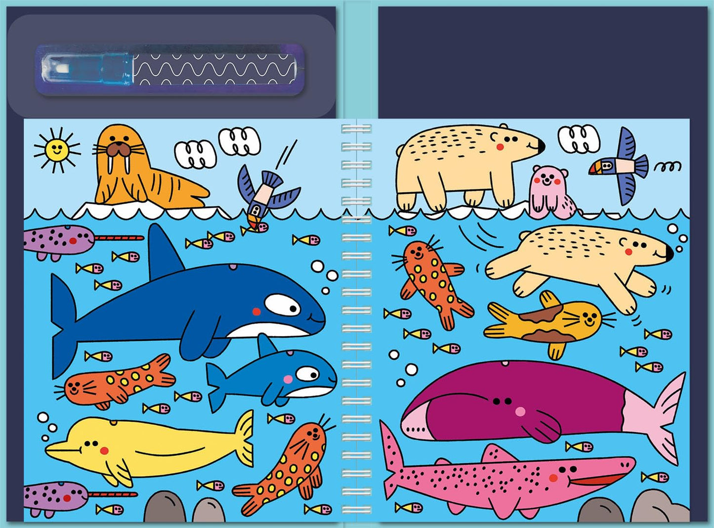 Deep Blue Sea Water Painting