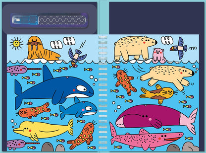 Deep Blue Sea Water Painting