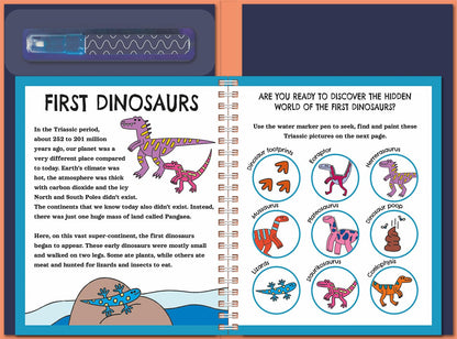 Dinosaurs Water Painting