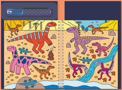 Dinosaurs Water Painting