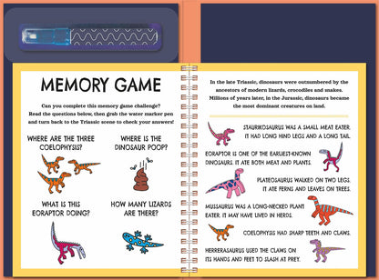 Dinosaurs Water Painting