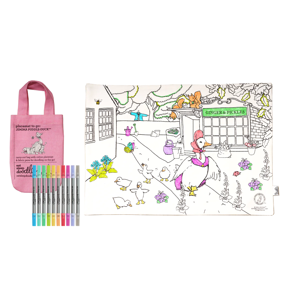 Jemima Puddleduck™ Colouring Placemat
