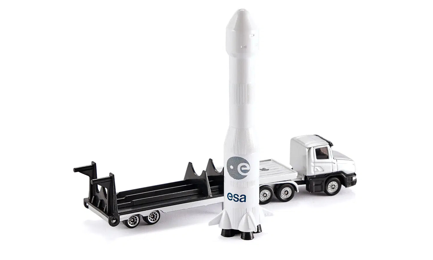Siku Low Loader Lorry with Space Rocket