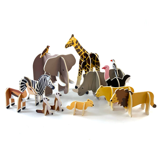 Playpress Savannah Animals Playset