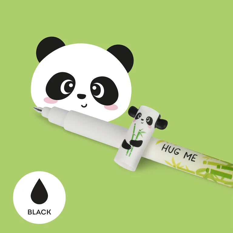 Legami Erasable Panda Pen - Black Ink