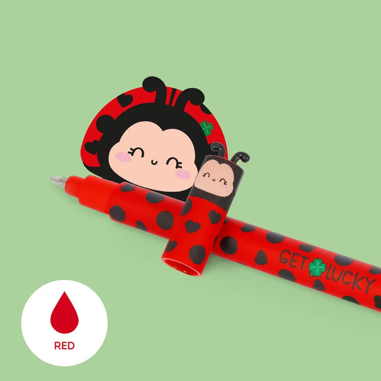 Legami Erasable Ladybird - Red Ink