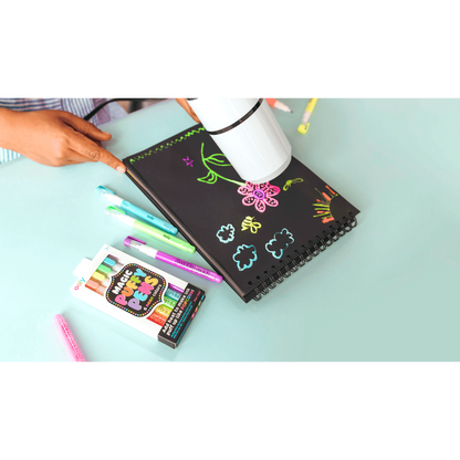 Ooly Magic Puffy Neon Pens - Set of 6