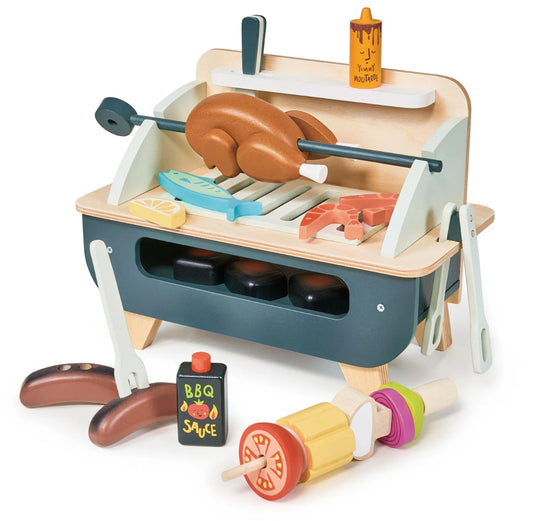 Wooden BBQ Play Set