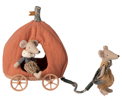 Maileg Mouse Pumpkin Carriage