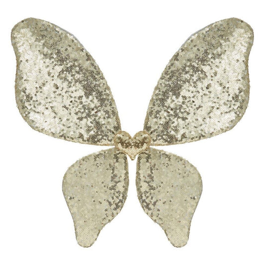 Gold Sparkle Sequin Wings