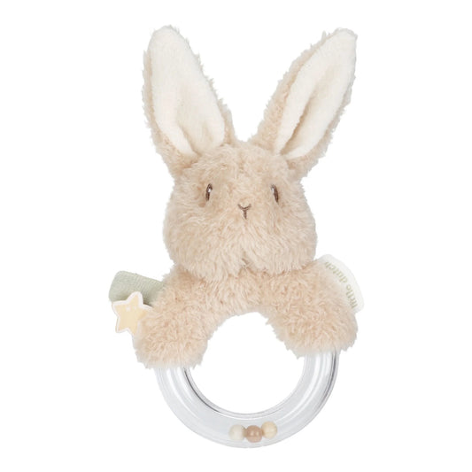 Little Dutch Rabbit Ring Rattle Newborn Naturals