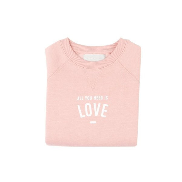 Faded Blush ‘All You Need Is Love’ Sweatshirt
