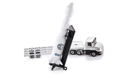 Siku Low Loader Lorry with Space Rocket