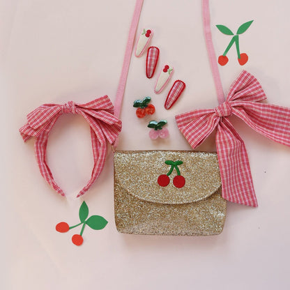 Cherry Dreams Glitter Bag