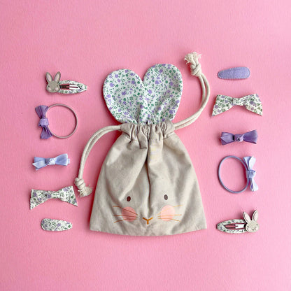 Mimi & Lula Easter Hair Accessory Pouch - Lilac