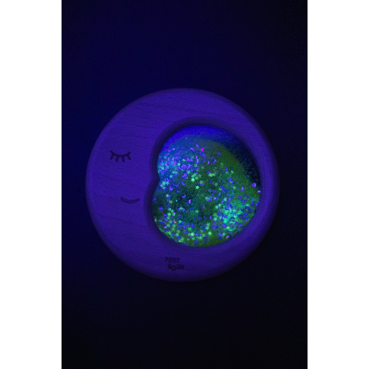 Petit Boum Sensory Toy Flow Moon (Yellow)