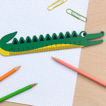 Wooden Crocodile Ruler