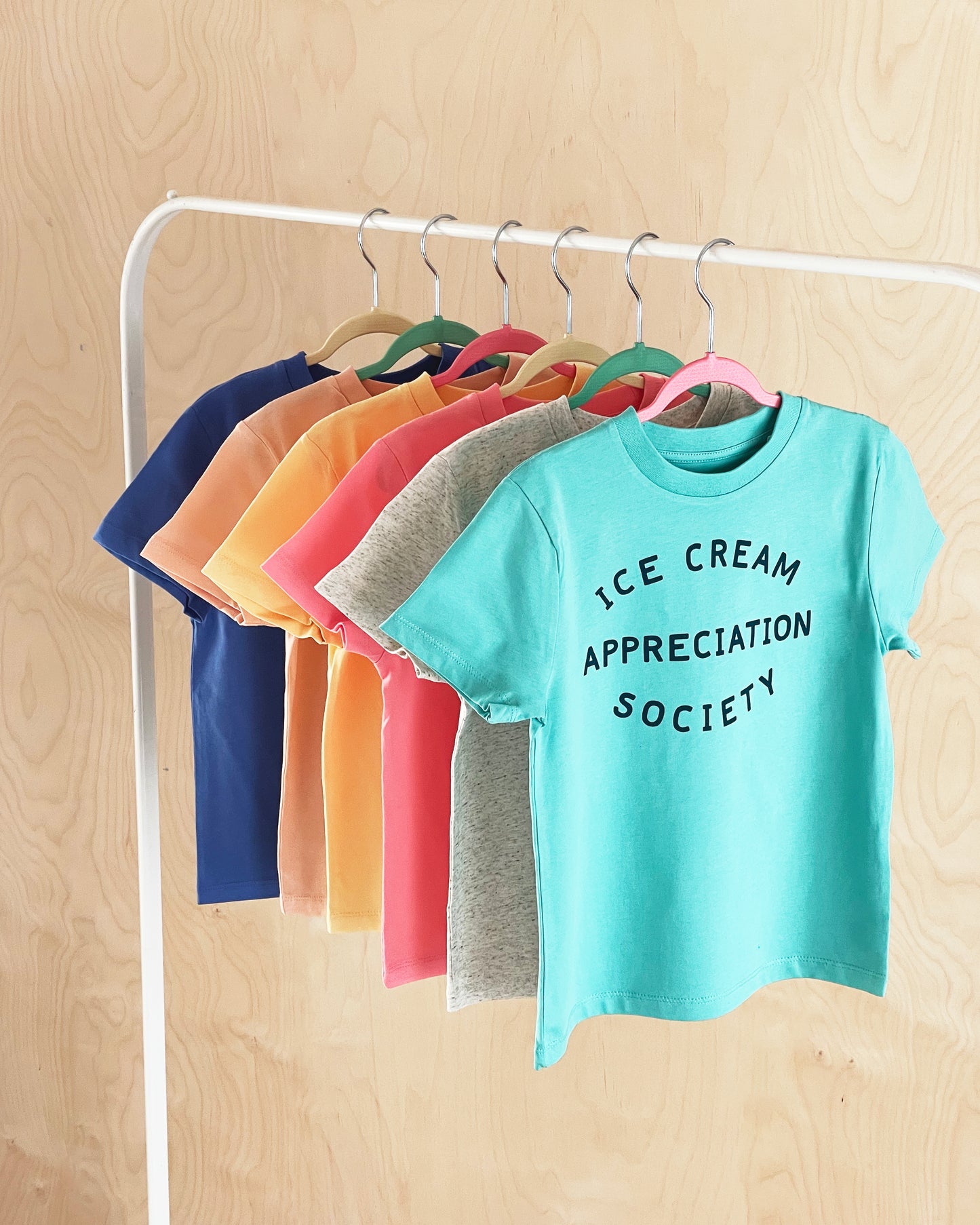 Ice Cream Appreciation Society Kids T-shirt - Tropical Turquoise