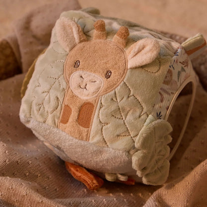 Little Dutch Soft Activity Cube - Safari Friends