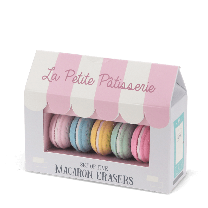 Macaron Erasers (Set of 5)