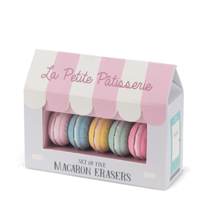 Macaron Erasers (Set of 5)
