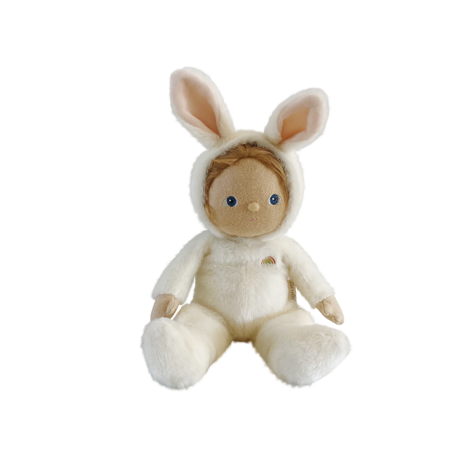 Olli Ella Dinky Dinkum white bobbin bunny