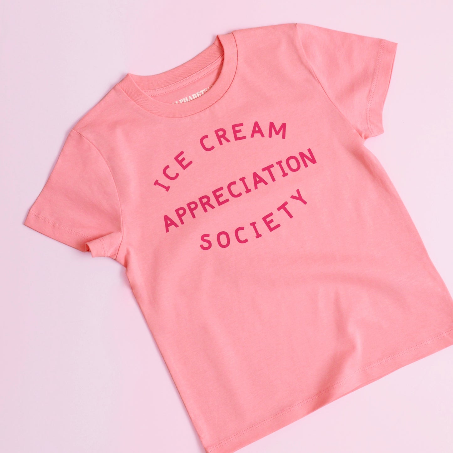 Ice Cream Appreciation Society Kids T-shirt - Bubblegum Pink