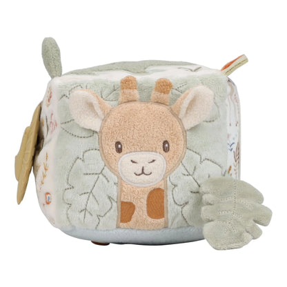 Little Dutch Soft Activity Cube - Safari Friends