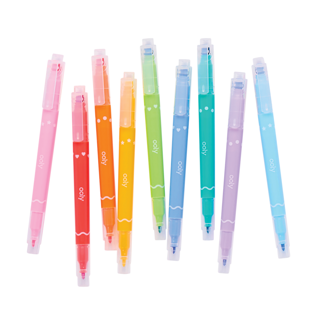 Ooly Confetti Stamp Double Ended Marker Pens