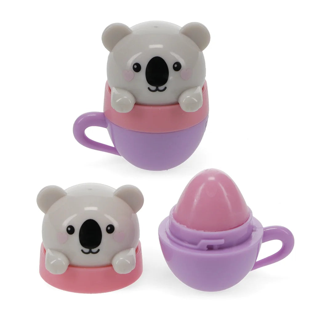 Mini Berry Scented Lip Balm - Teacup Animal Friends