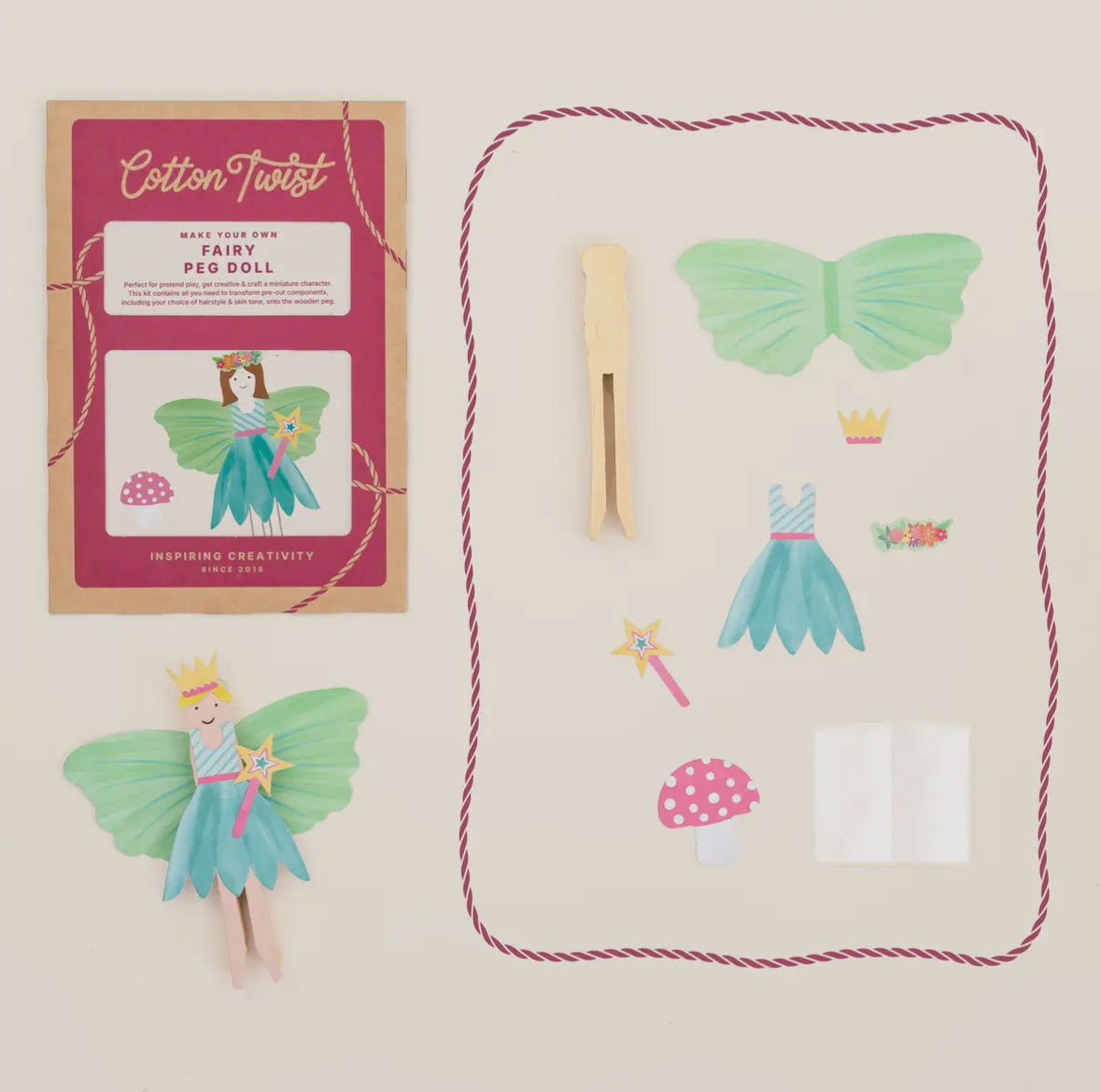 Make Your Own Fairy Peg Doll