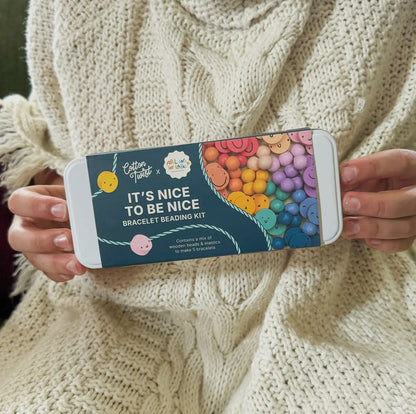 It’s Nice To Be Nice Make Your Own Bracelet Set Tin