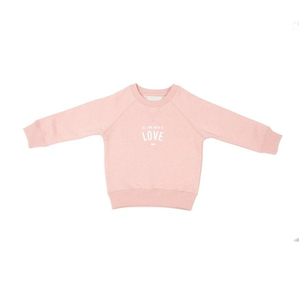 Faded Blush ‘All You Need Is Love’ Sweatshirt