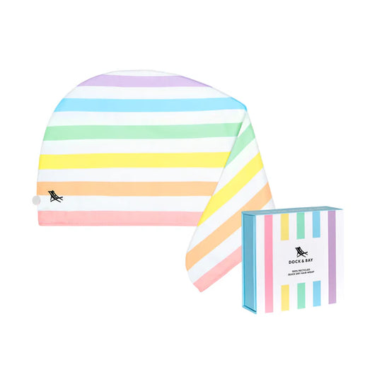 Dock & Bay Quick Dry Hair Wrap - Unicorn Waves