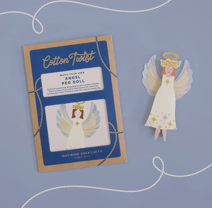 Make Your Own Angel Peg Doll