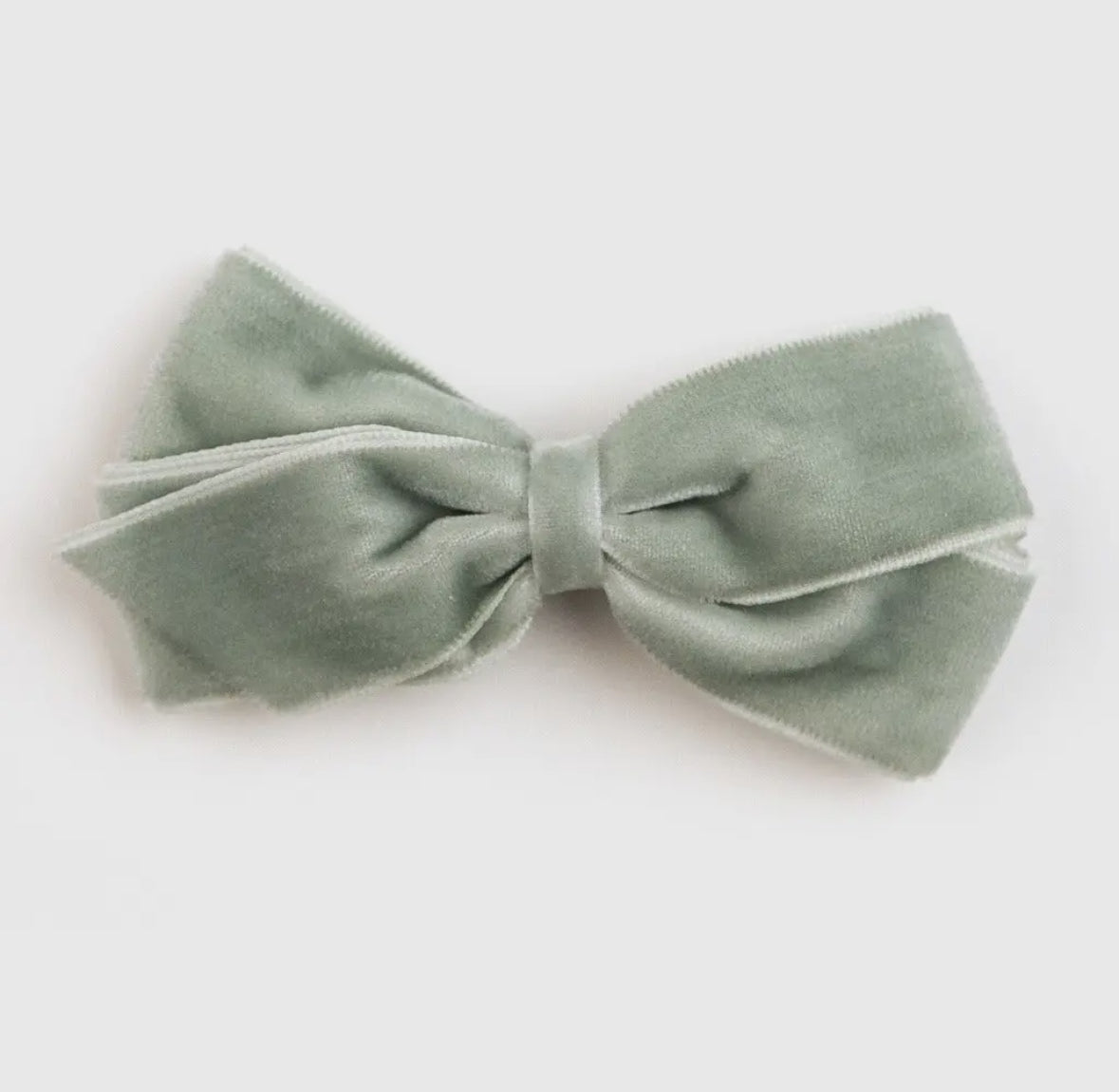 Velvet Bow Hair Clip - Various Colours