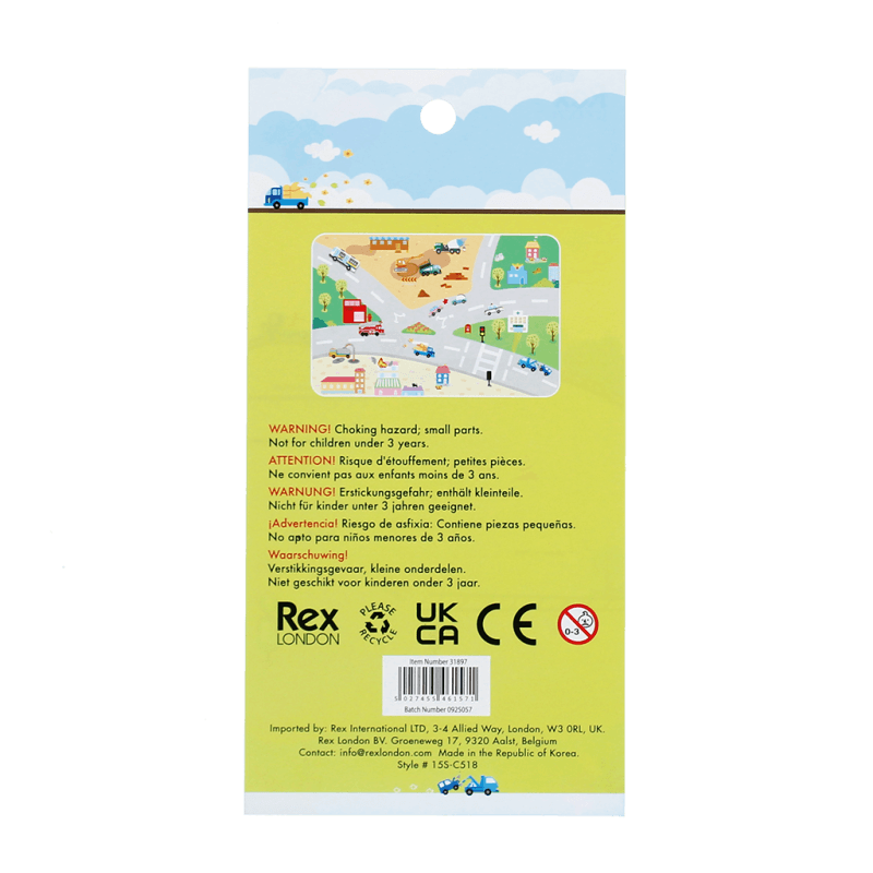 3D Puffy Stickers - Vehicles