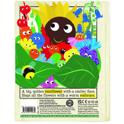 Nursery Times Crinkly Cloth Book - Flowers and the bee