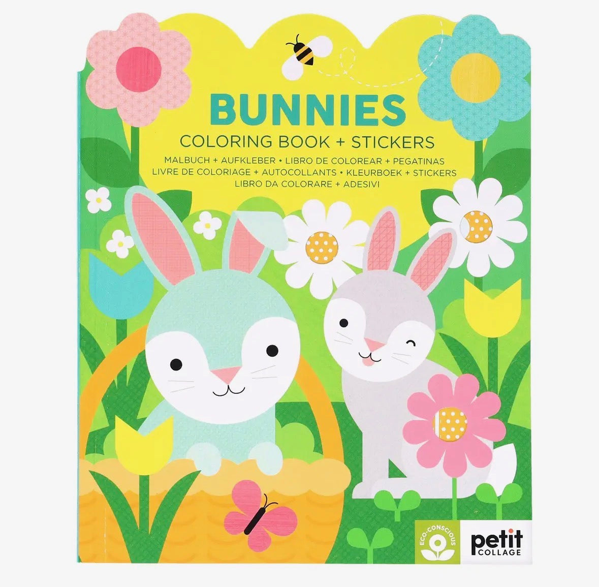 Bunnies Colouring Book and Stickers
