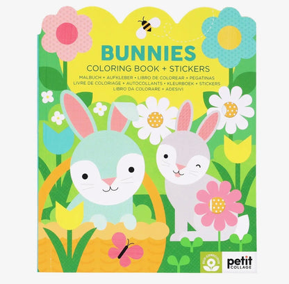 Bunnies Colouring Book and Stickers