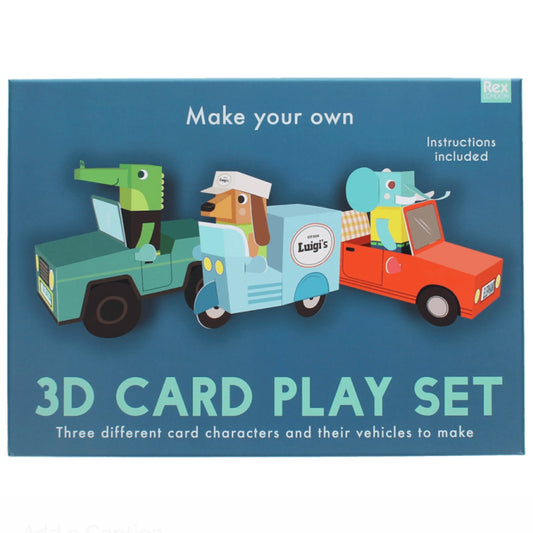 Make Your Own 3D Card Animal Play Set
