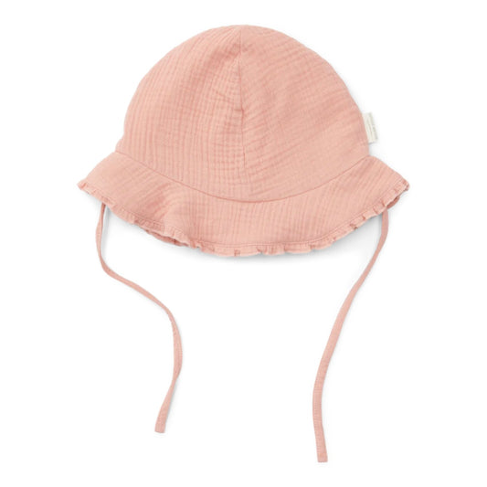 Little Dutch Muslin Hat Flower - Pink