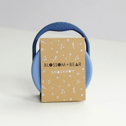 Navy Collapsable Snack Pot