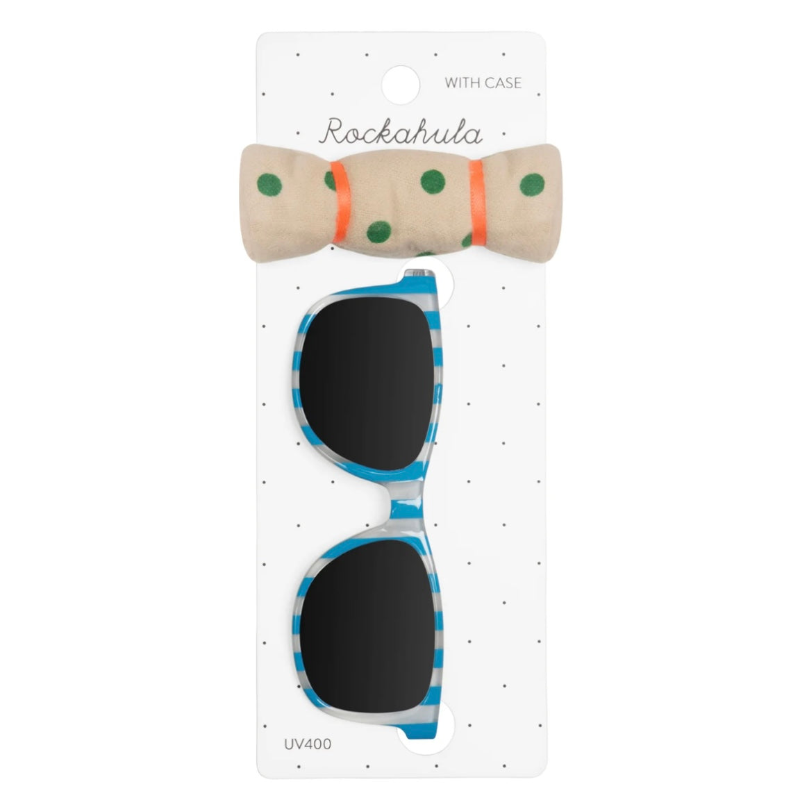Two Tone Stripy Blue Sunglasses