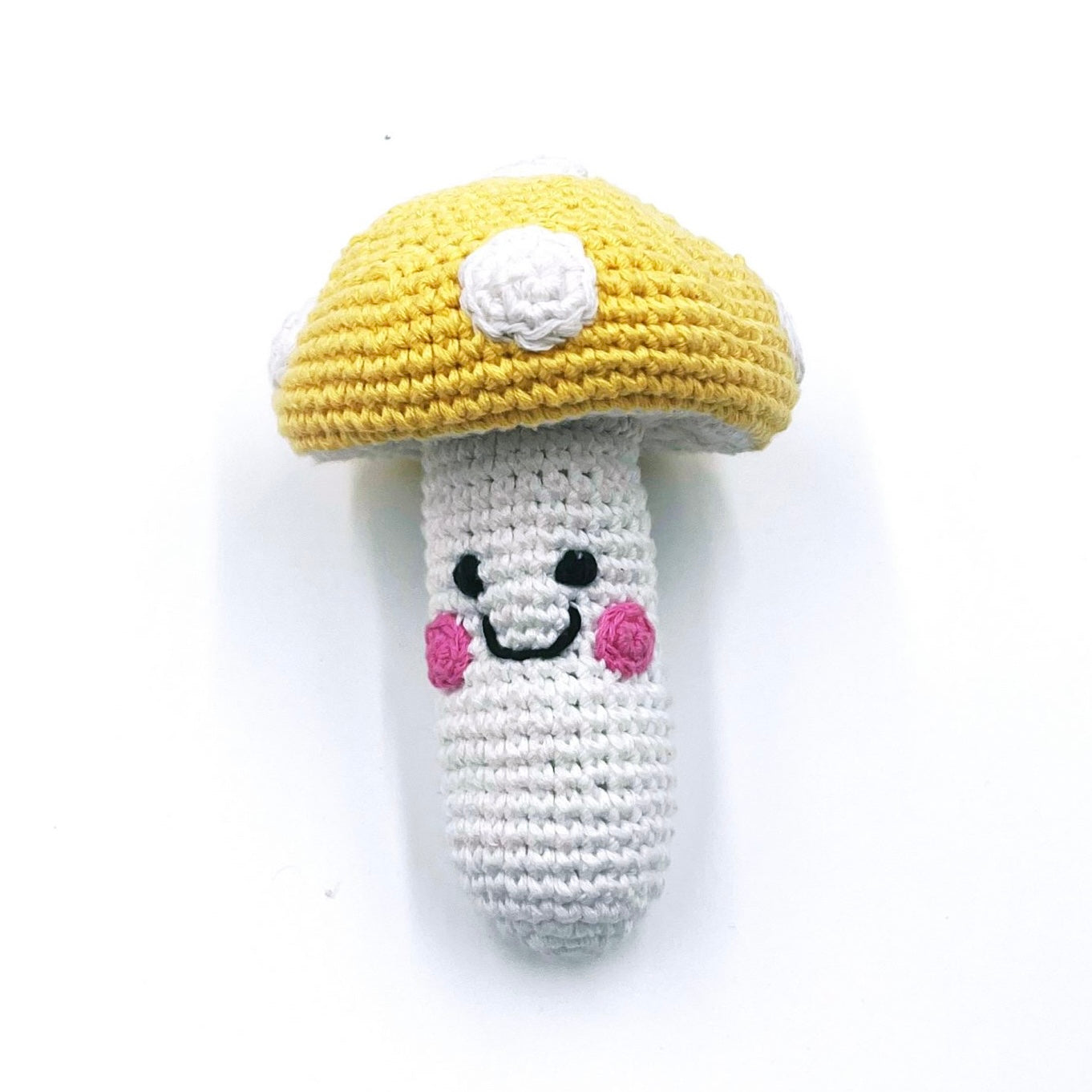 Toadstool Rattle - Yellow