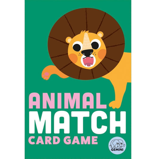 Animal Match Card Game